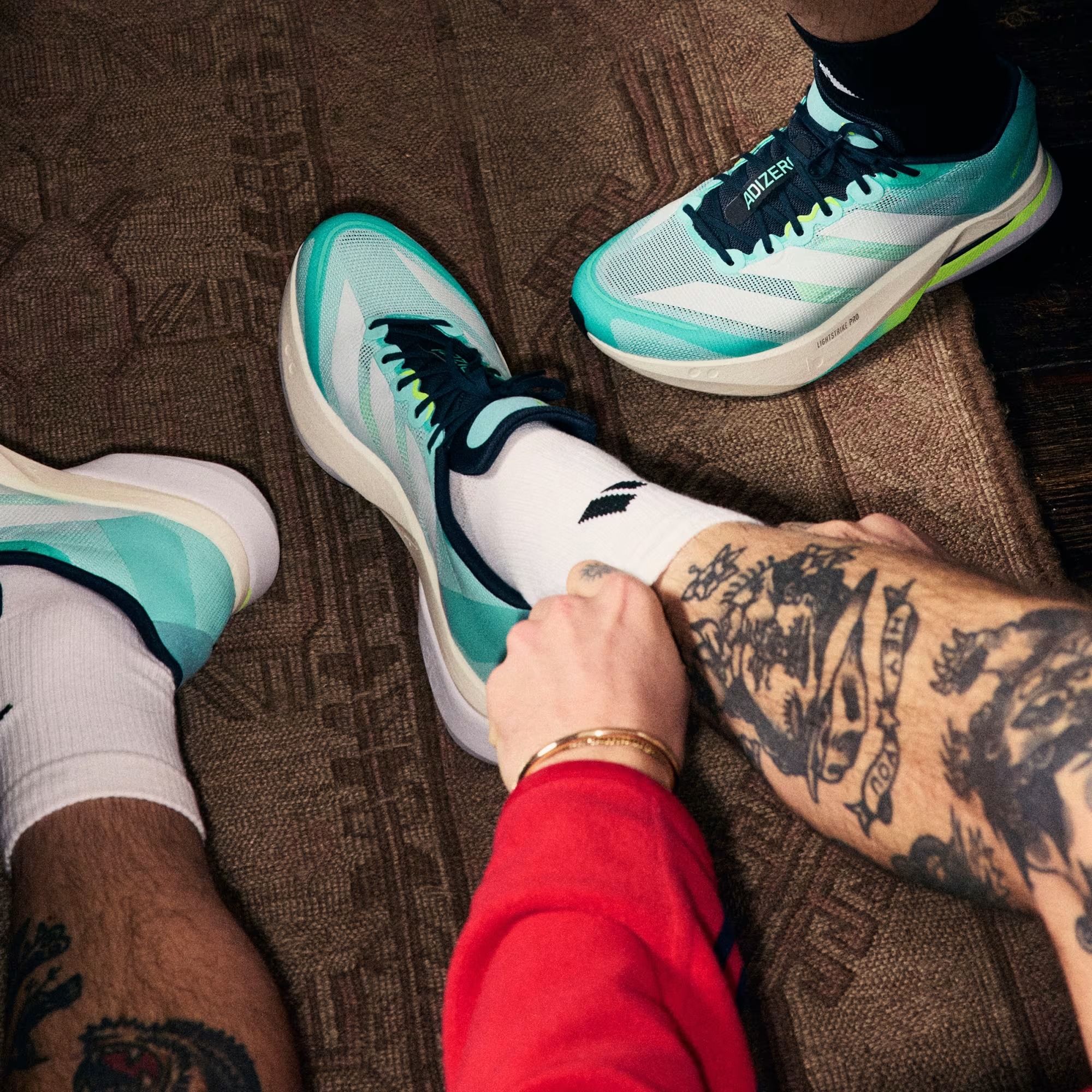 Adidas Adizero Boston 13 Flash Aqua - Image 8