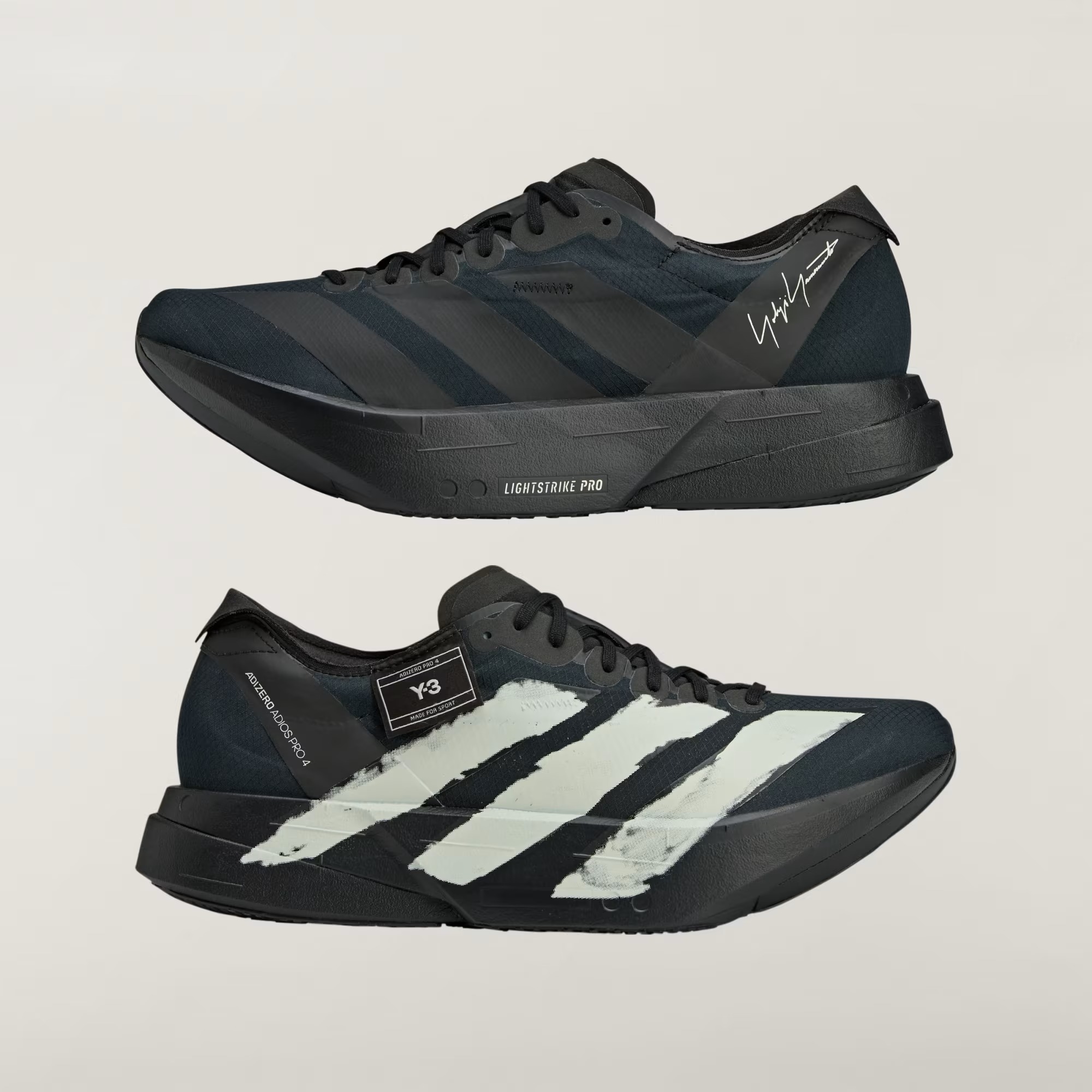 Adidas Adizero Adios Pro 4 Y3 Black - Image 5