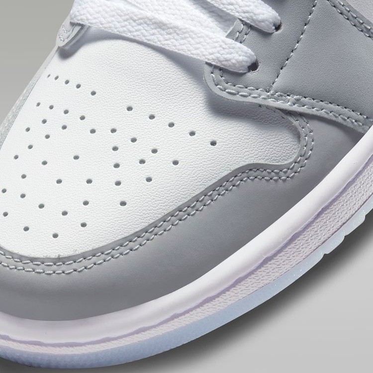 Nike Air Jordan 1 Low White Wolf Grey - Image 6
